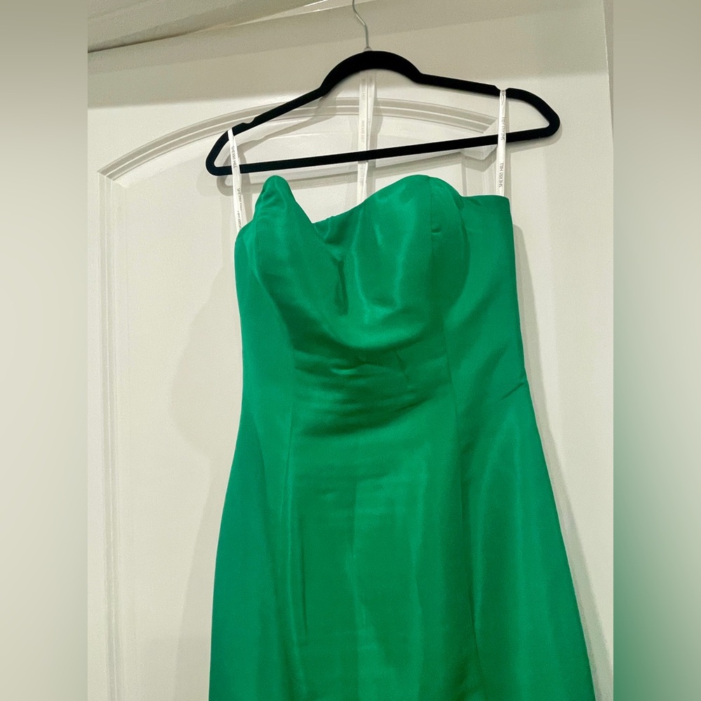 Sherri Hill Strapless Green Dress - Picture 5 of 7